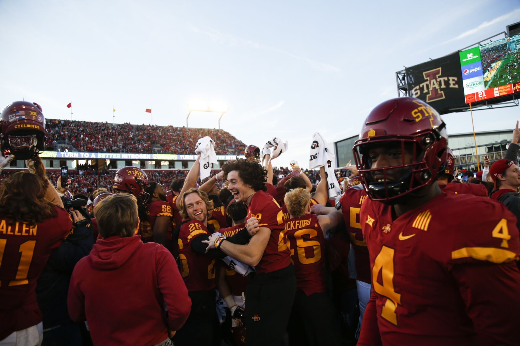 Oklahoma State plays at Iowa State University